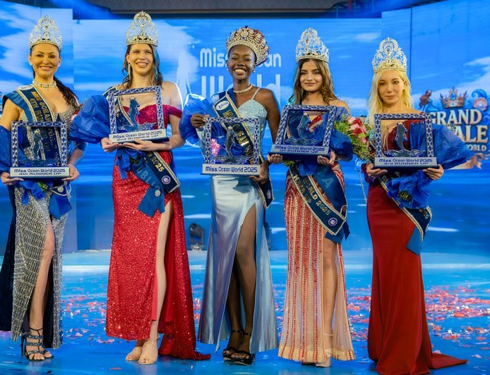 एवलिन नीम मोहम्मद सालेह ‘मिस ओशियन वर्ल्ड 2025’, पारुल सिंह फर्स्ट रनर-अप